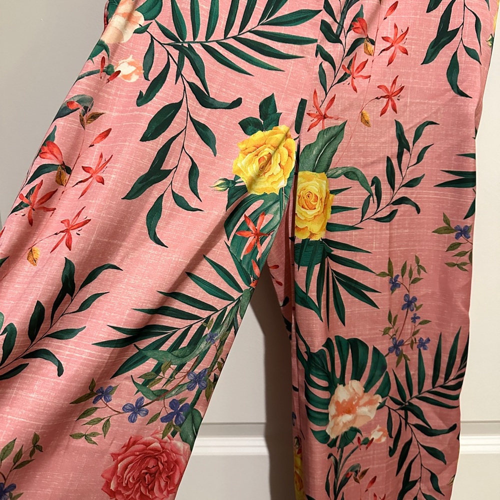 Rachel Zoe floral pink women's pants
